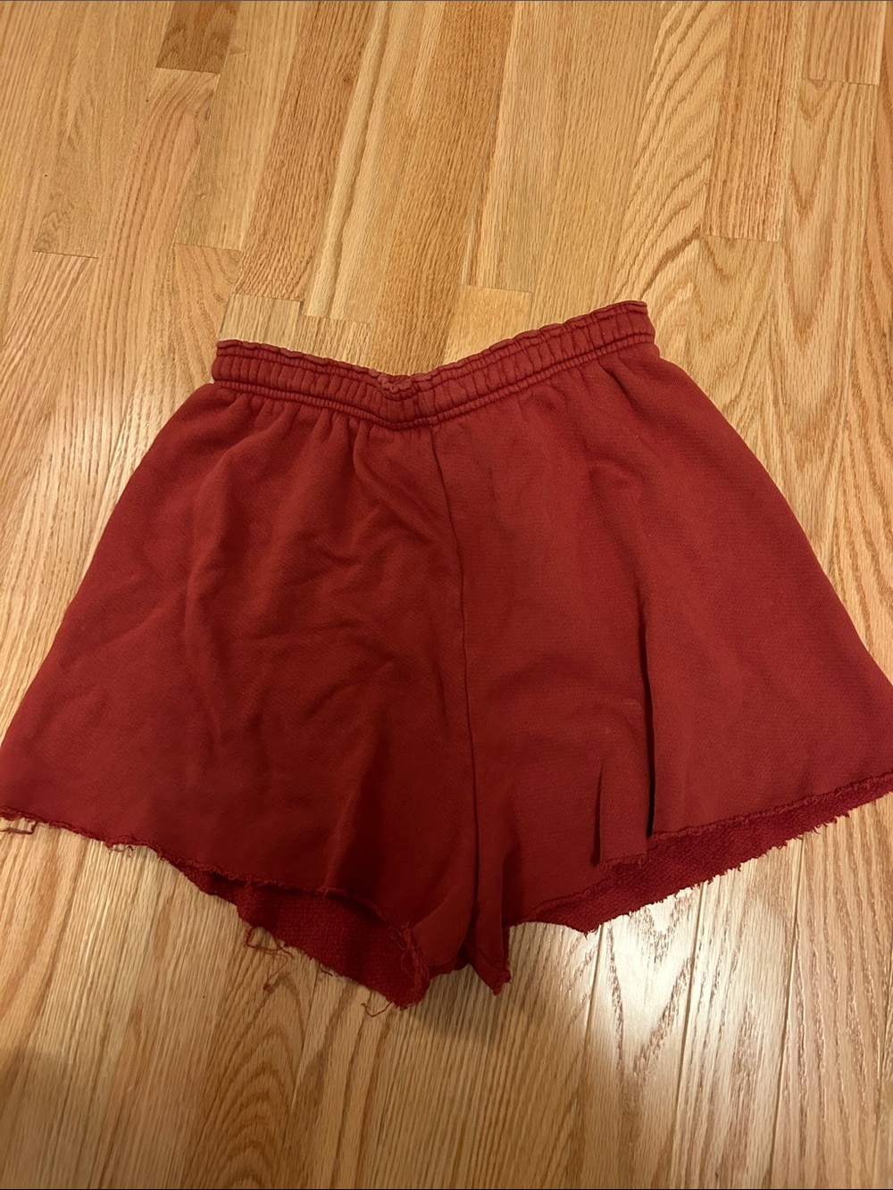 Women’s Rust Red Casual Lounge Shorts